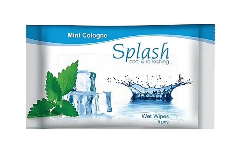 SPLASH COOL&REFRESHING WET WIPES 10PCS