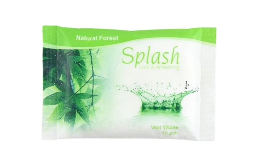 SPLASH NATURAL FOREST WET WIPES 10PCS