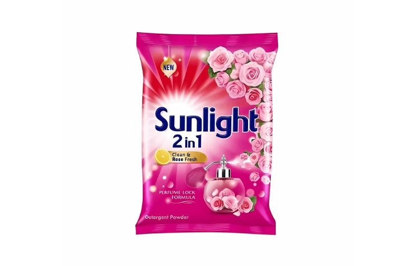 SUNLIGHT 2 IN 1 CLEAN & ROSE FRESH DETERGENT POWDER 400G