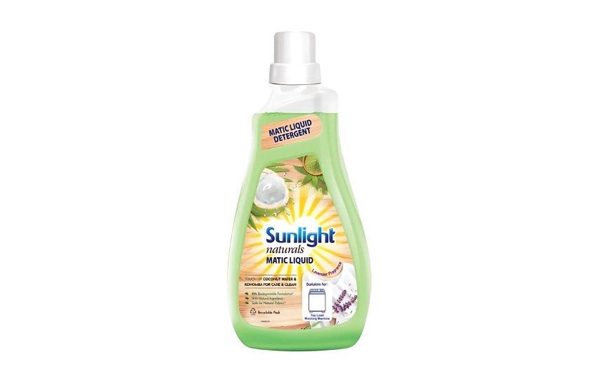 SUNLIGHT CARE NATURALS MATIC LIQUID DETERGENT 1L