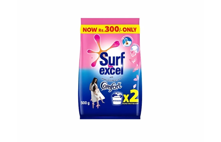 SURF EXCEL WITH COMFORT DETERGENT POWDER 500G
