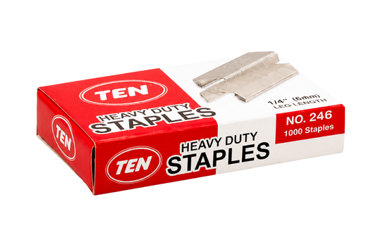 TEN HEAVY DUTY STAPLES