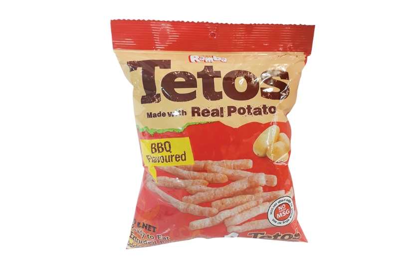 TETOS BBQ FLAVOURED POTATO SNACKS 20G