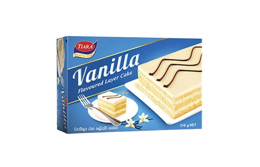 TIARA VANILA FLAVOURED LAYER CAKE 310G