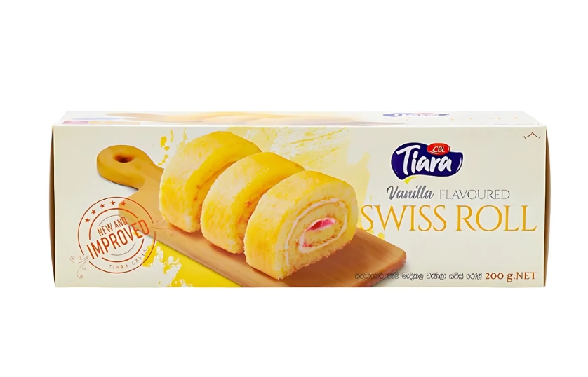 TIARA VANILLA SWISS ROLL 200G