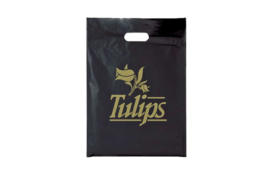 TULIP LARGE BLACK BAG