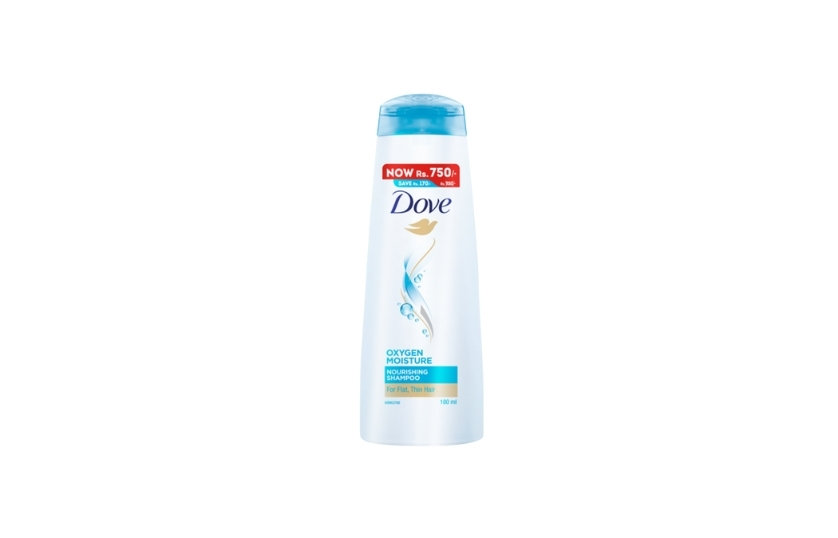 UNILEVER DOVE OXYGEN MOISTURE NOURISHING SHAMPOO 180ML