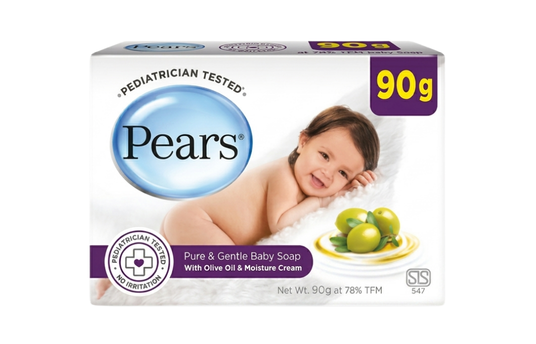 UNILEVER PEARS PURE & GENTIE BABY SOAP 90G