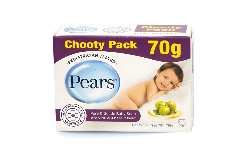 UNILEVER PEARS PURE & GENTLE BABY SOAP 70G
