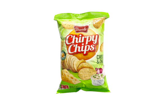 USWATTE CHIRPY CHIPS CHEESE & ONION  73G