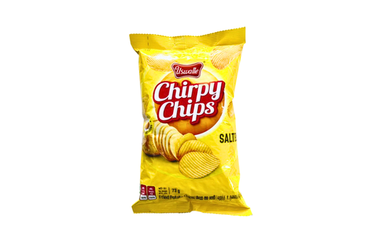 USWATTE CHIRPY CHIPS SALTED 73G