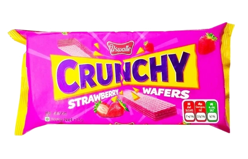 USWATTE CRUNCHY STAWBERRY WAFERS 200G