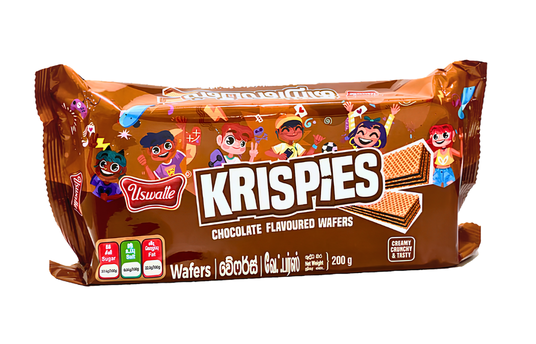 USWATTE KRISPIES CHOCOLATE WAFERS 200G