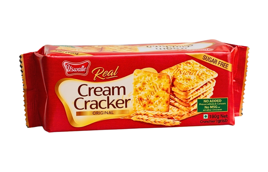 USWATTE REAL CREAM CRACKER 190G