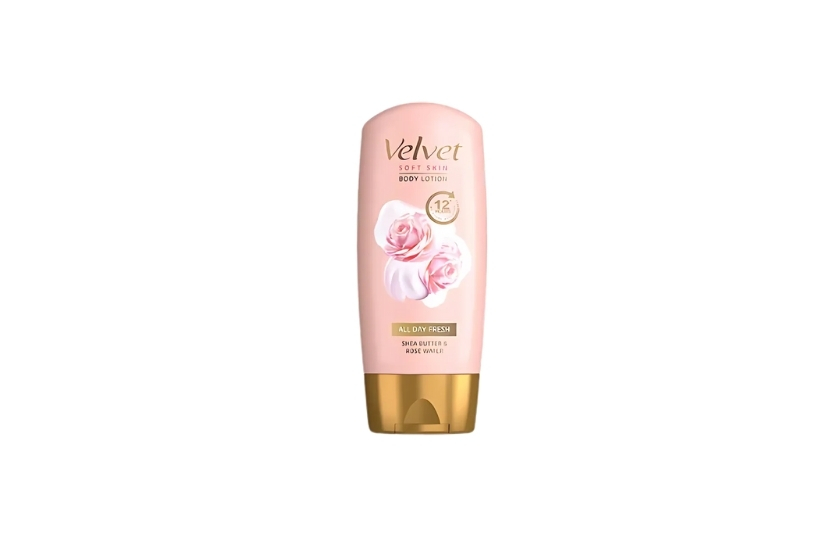 VELVET SHEA BUTTER AND ROSE WATER ALL DAY FRESH BODY LOTION 200ML