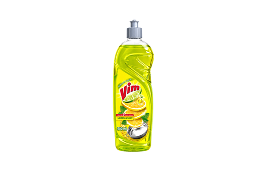 VIM DISHWASH LIQUID LEMON & MINT 500ML