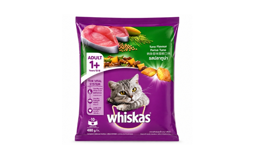 WHISKAS ADULT TUNA 480G