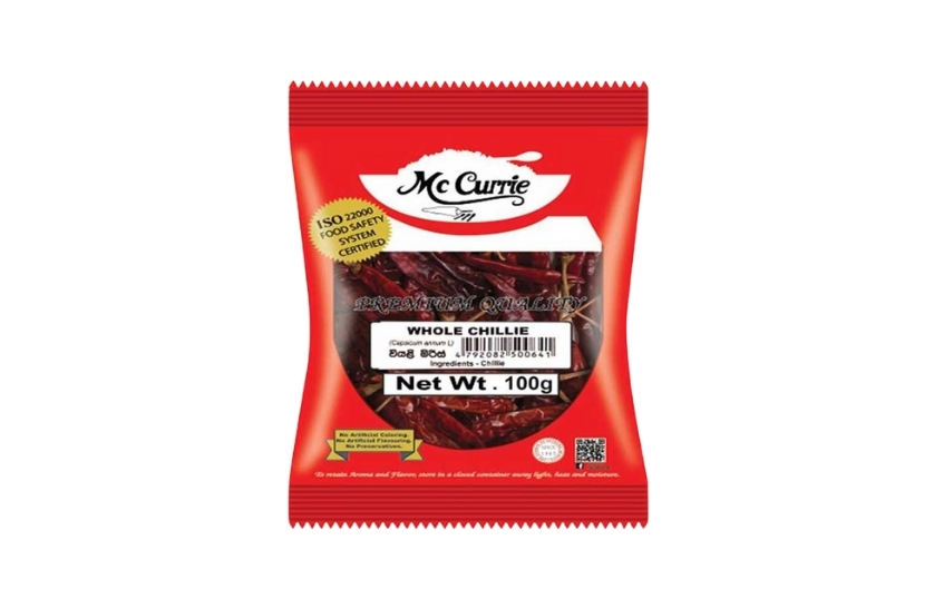 WHOLE CHILLI 100G