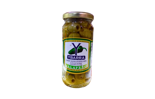 YABARRA  GREEN OLIVES 240G