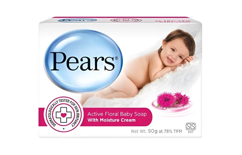  PEARS BABY  ACTIVE FLORAL SOAP 90G