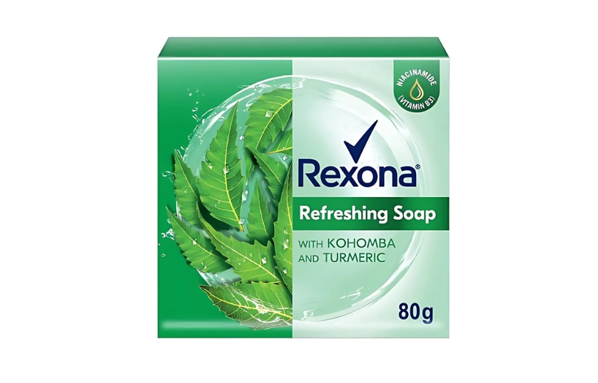  REXONA KOHOMBA AND TURMERIC SOAP 80G
